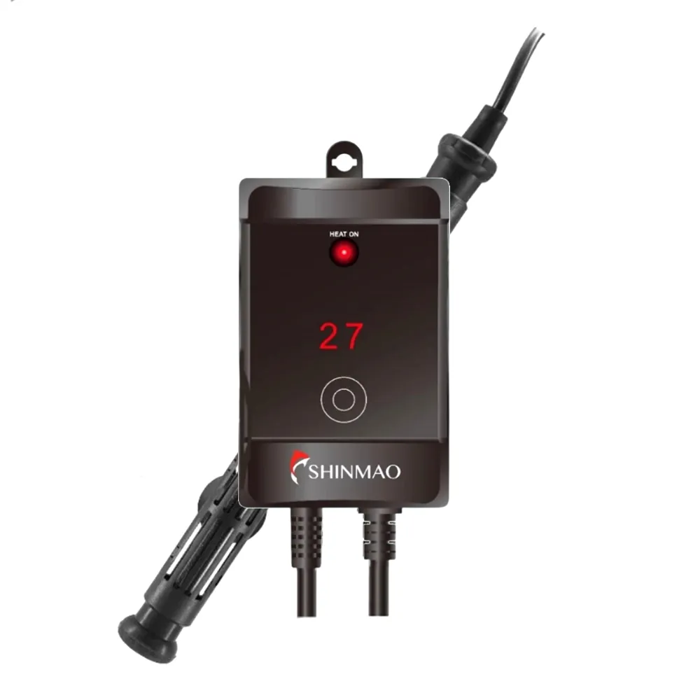 【SHINMAO 欣茂】鈦合金觸控加溫器200W/自動控溫高溫斷電/魚缸加熱棒(鈦棒加熱控制器附過熱警報TPN200T)