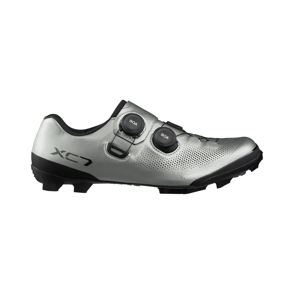 【SHIMANO】XC703 登山車鞋 動力鞋楦 寬版 銀色