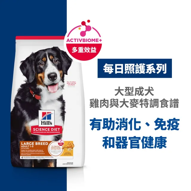 【Hills 希爾思】官方直營 大型成犬 雞肉 6.8公斤(狗飼料 狗糧)
