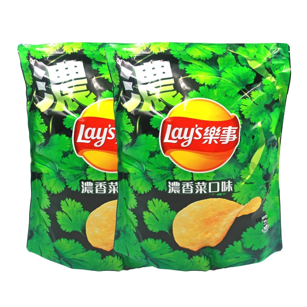 【Lay’s 樂事】濃香菜風味洋芋片x2入(580公克)
