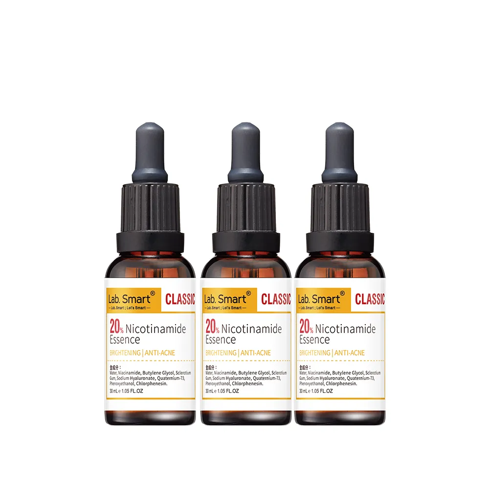 【Dr.Hsieh 達特醫】LabSmart Classic黃標 20%維生素B3菸鹼醯胺精華30ml(三入組/無盒)
