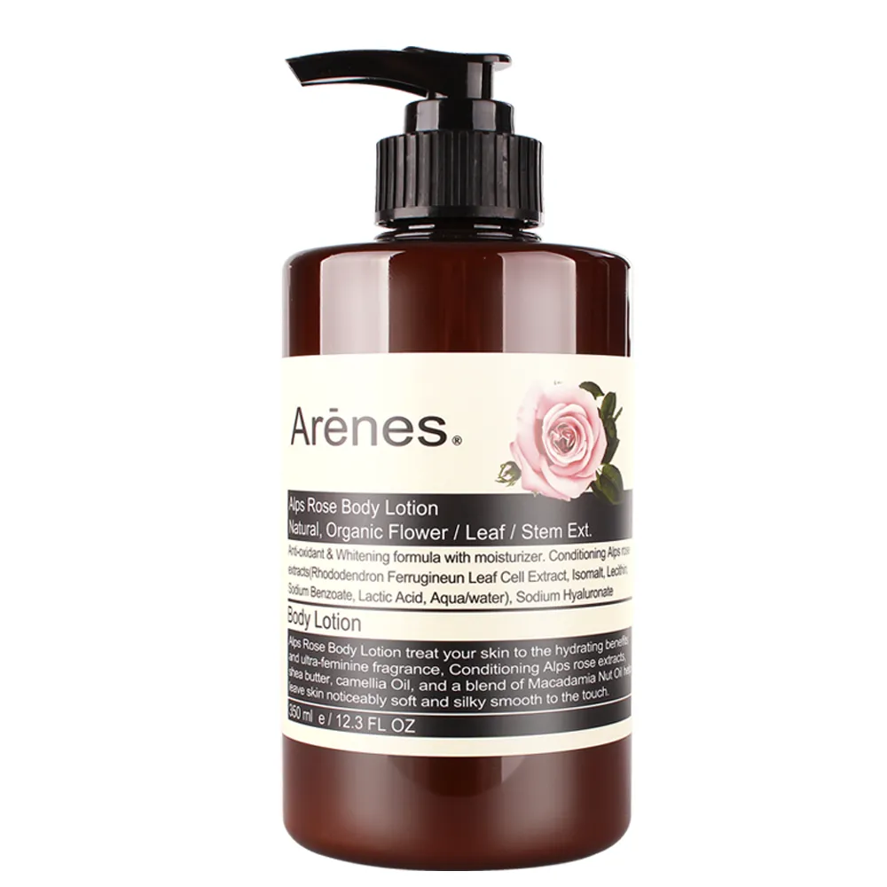 【Arenes】玫瑰香氛植萃身體乳霜 350ml (身體乳液/深層修護/益膚保濕/玫瑰香)