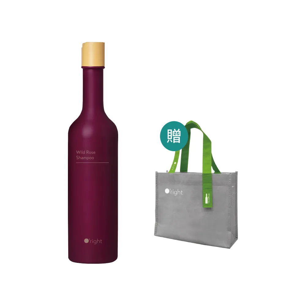 【O’right 歐萊德】曠野玫瑰洗髮精400ml(漂染燙髮質專屬/柔順修護)