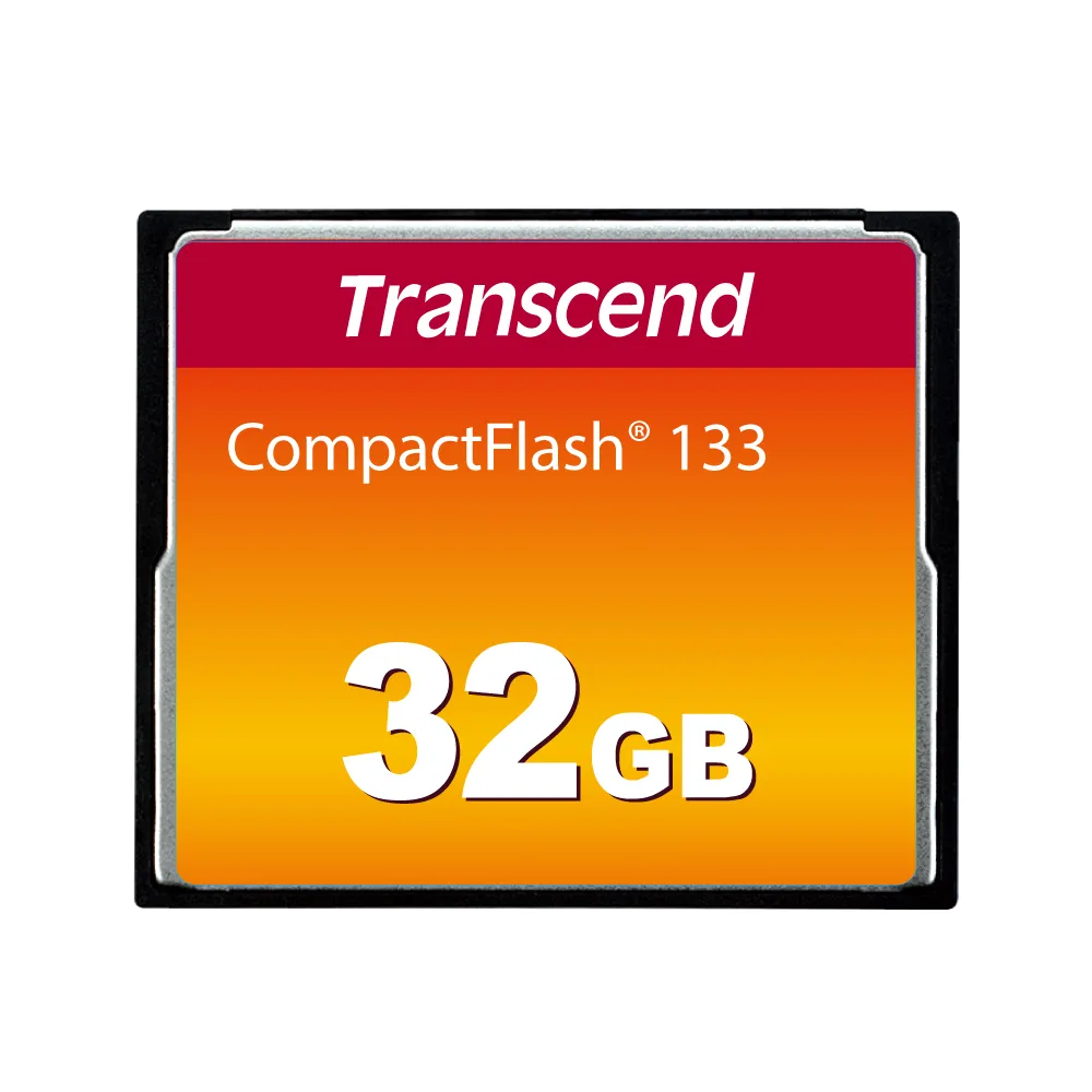 【Transcend 創見】133X CF 32GB CompactFlash 記憶卡(TS32GCF133 新舊包裝隨機出貨)