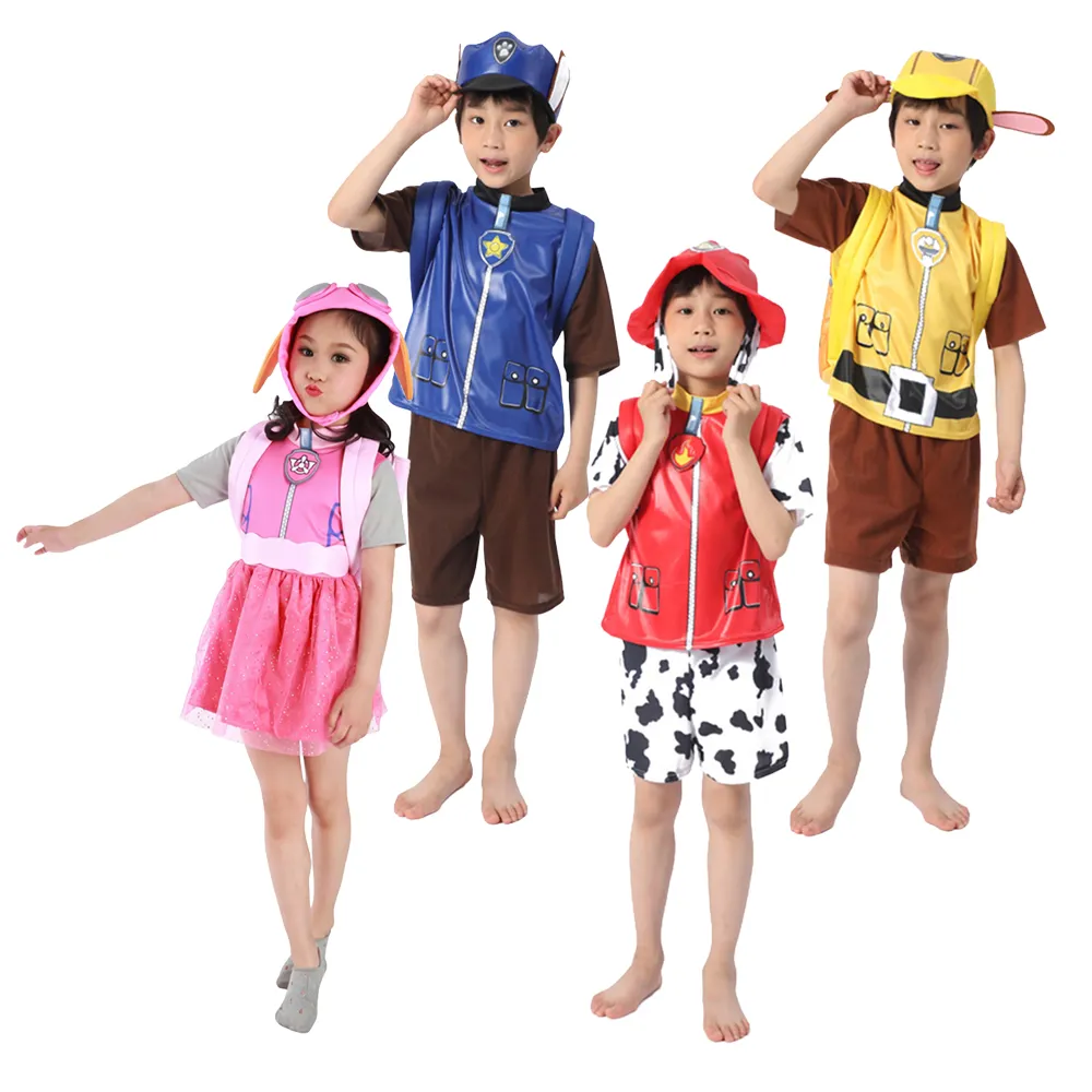 【Kori Deer 可莉鹿】萬聖節兒童汪汪隊角色扮演服裝含背包(阿奇毛毛天天幼兒園變裝派對表演服)