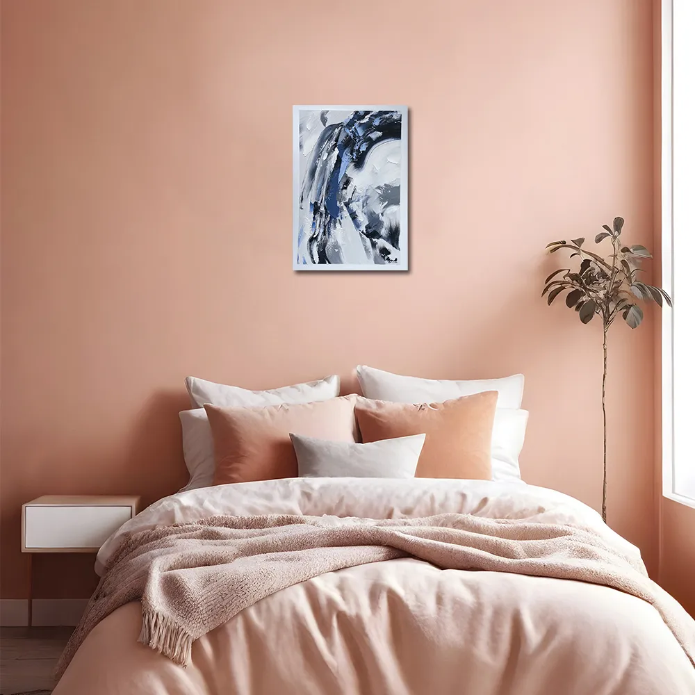 【御畫房】當代國家級展覽畫家 抽象系列手繪油畫70×100cm(DB-125)