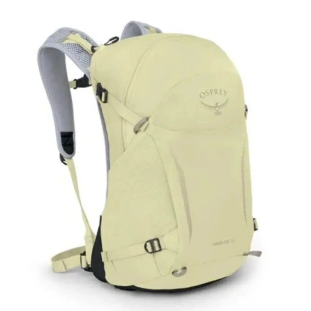 【Osprey】雙11 Hikelite 26 輕量網架背包 星塵黃/灰狼(健行背包 運動後背包 多功能背包)