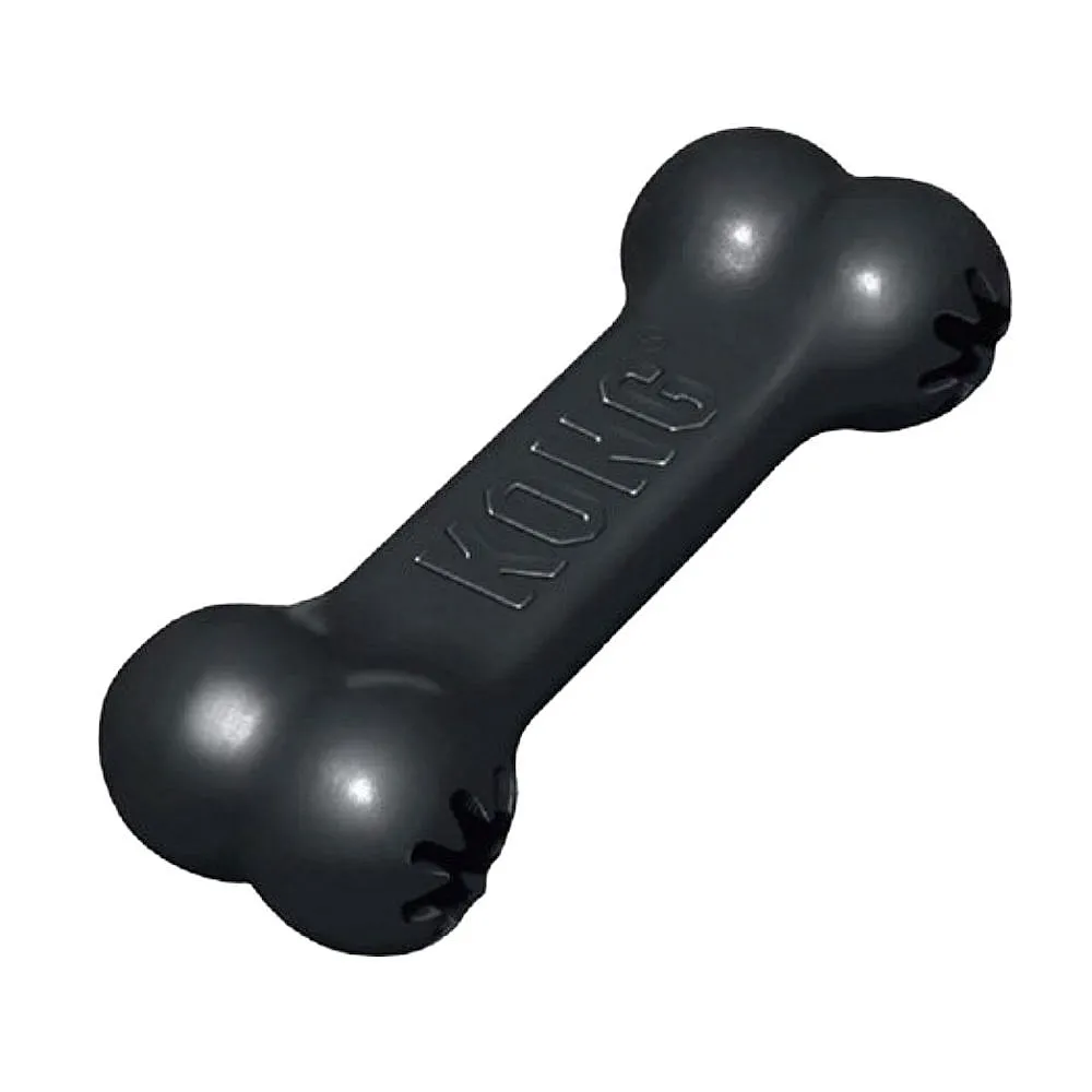 【KONG】Extreme Goodie Bone / 黑色狗骨頭益智玩具 L（10015）(寵物玩具)