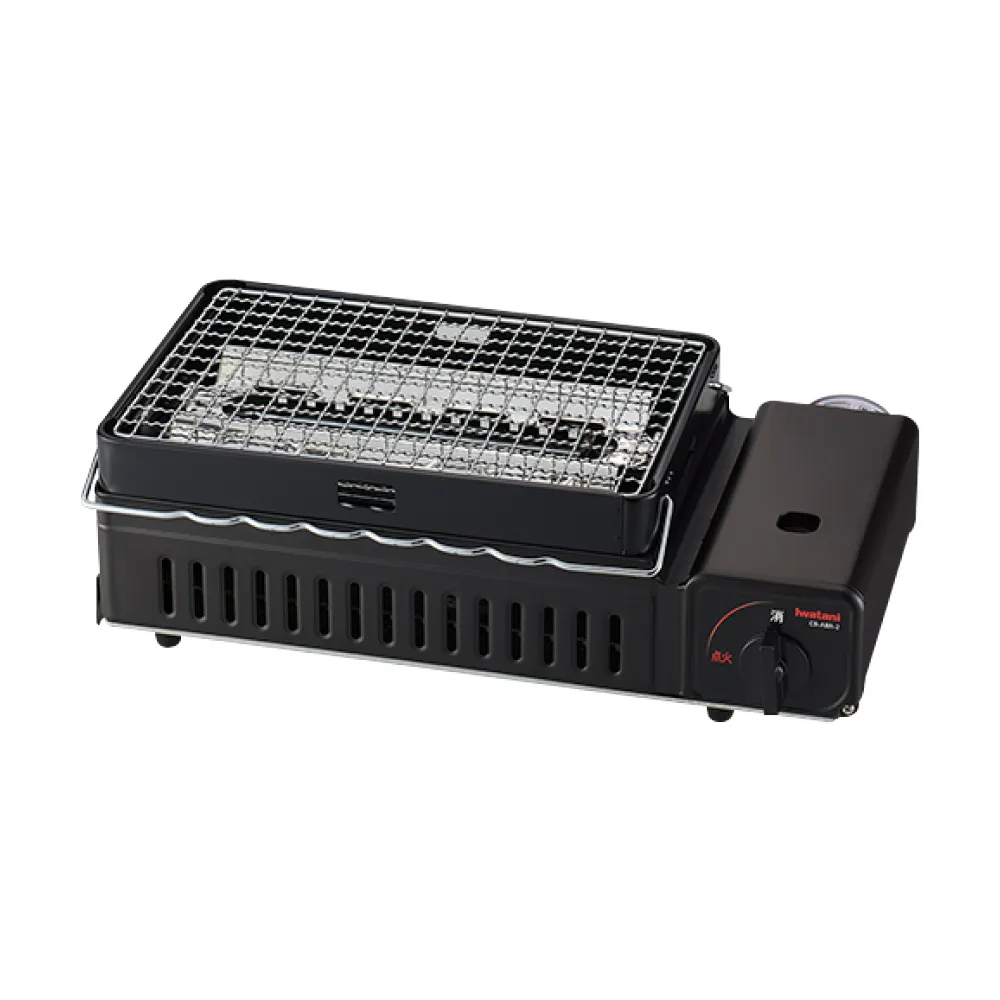 【Iwatani 岩谷】新網烤串燒磁式瓦斯烤爐2.3kW-黑色(CB-ABR-2)
