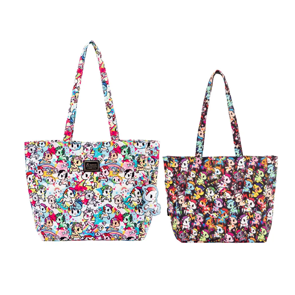 【TOKIDOKI】雙11 正版授權-MESUCA麥斯卡 tokidoki獨角獸炫彩托特包(潮流包款、大容量包包、通 