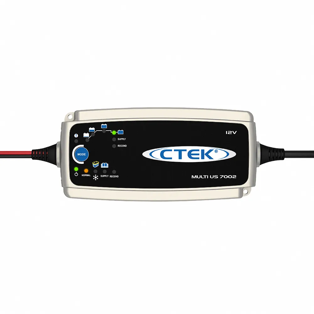 【CTEK】MXS 7.0 智慧型電瓶充電器(Multi US 7002 適用各式汽/露營車/遊艇、鉛酸電瓶、充電器)