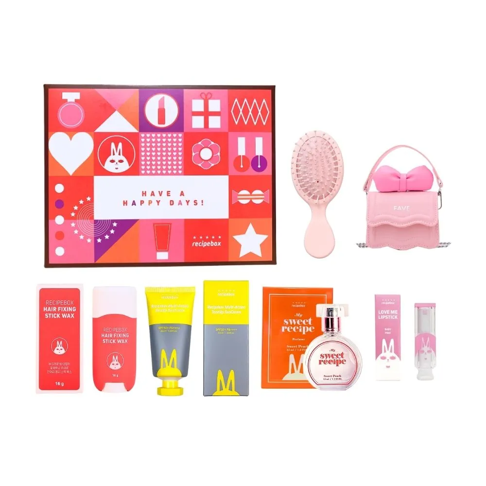 【Recipebox】韓國 兒童外出必備隨身禮盒(兒童化妝品/天然彩妝/兒童禮盒/美妝禮盒)