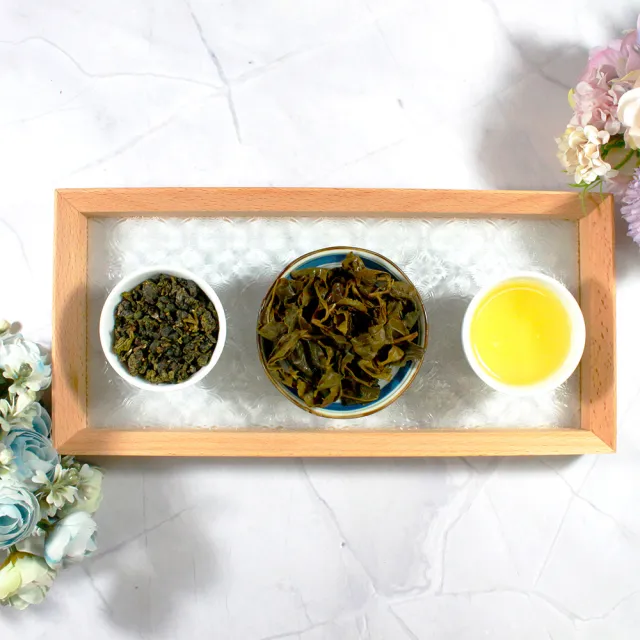【龍源茶品】梨山特選手採高冷青高山烏龍茶葉禮盒300gx3盒(共900g/無焙火/生青茶/微發酵/附提袋/年節禮盒)
