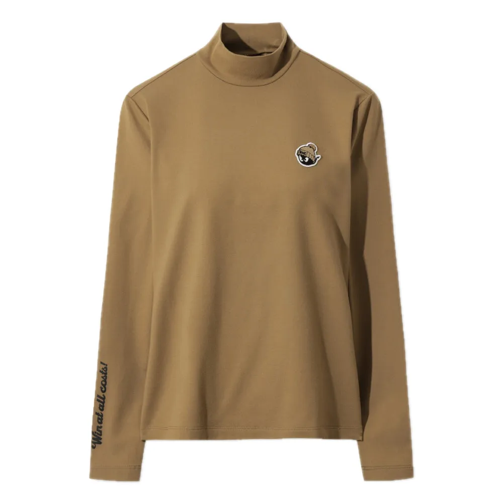 【WAAC】WINTER ESSENTIAL FLEECE HIGHNECK TOP 女士 高領刷毛長袖上衣(WWTBW25702-BEL)