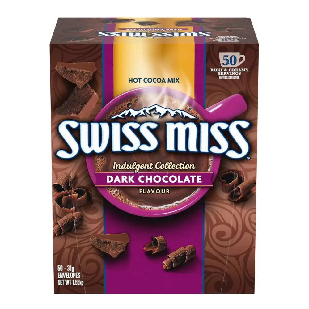 【SWISS MISS】香醇巧克力即溶可可粉x1盒(31gX50入/盒)