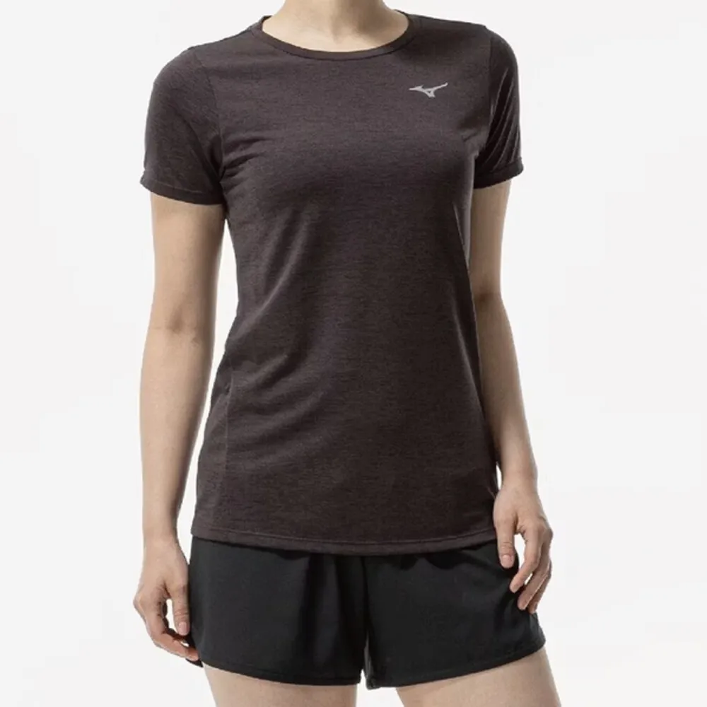 【MIZUNO 美津濃】短袖上衣 女 訓練 慢跑 吸濕排汗 速乾 幻影 J2MAC22167