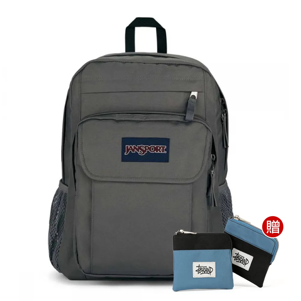 【JANSPORT】雙11 UNION PACK 校園系列後背包(石墨灰)