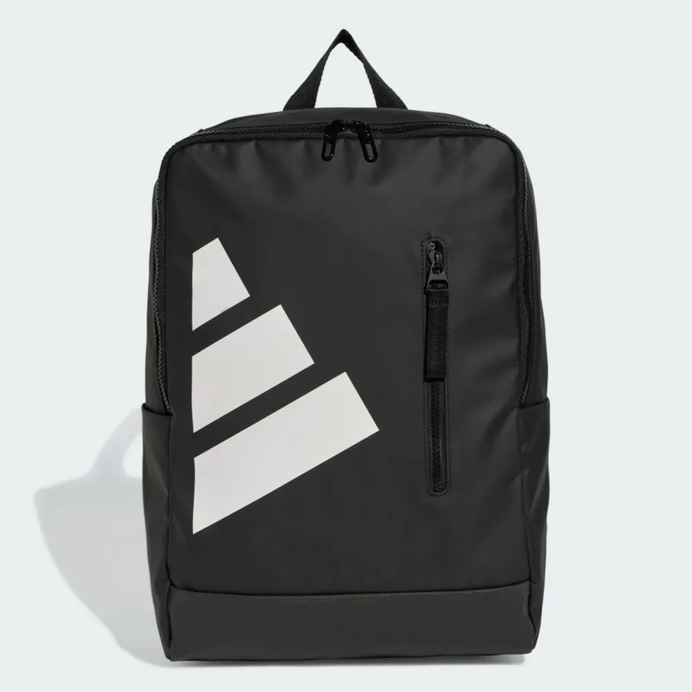 【adidas 愛迪達】Clsc Btu Boxy 後背包 戶外 運動 休閒 黑 白(JD9566)