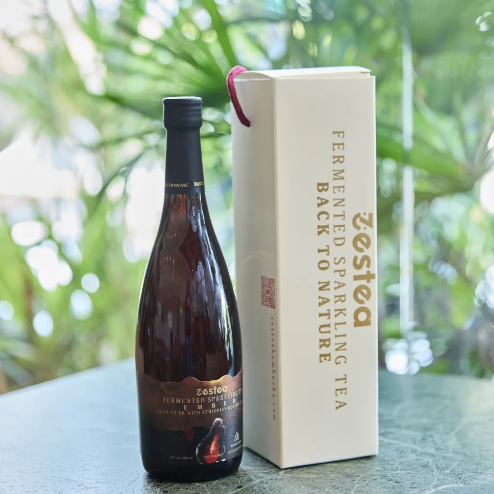 【Zestea Kombucha】回歸自然1入限量禮盒組(無酒精微氣泡香檳、送禮最佳選擇零酒精)