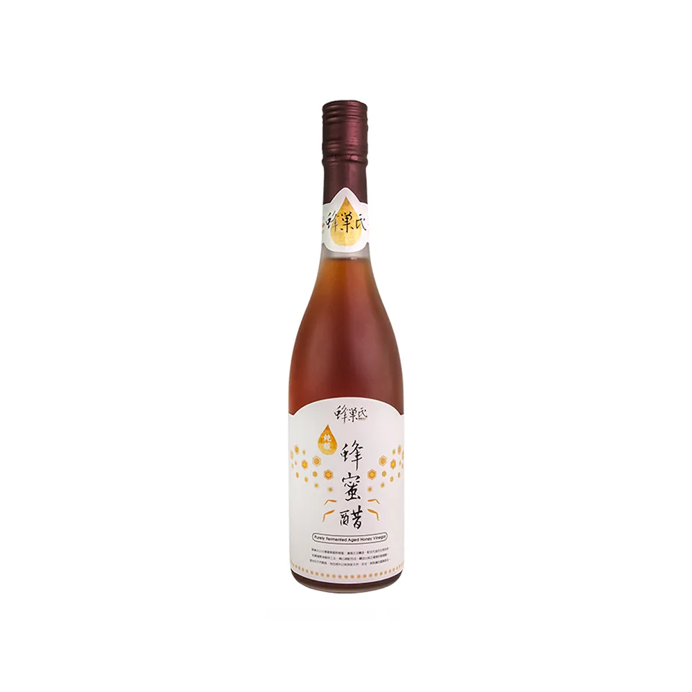 【蜂巢氏】醇釀造陳年蜂蜜醋 600mL(遵循古法釀造 不嗆不刺 天然醇香)
