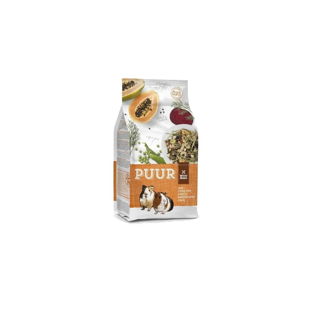 【Whitte Molen 荷蘭偉特】PUUR 純天然天竺鼠飼料 700g*3包組(鼠飼料)