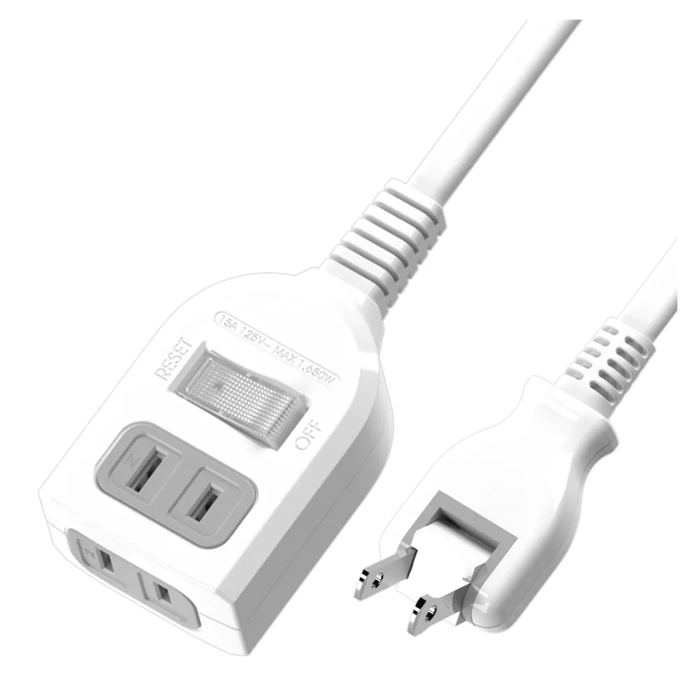 【iPlus+ 保護傘】1開2插防火延長線/中繼線4.5m(PU-2122.台灣製)