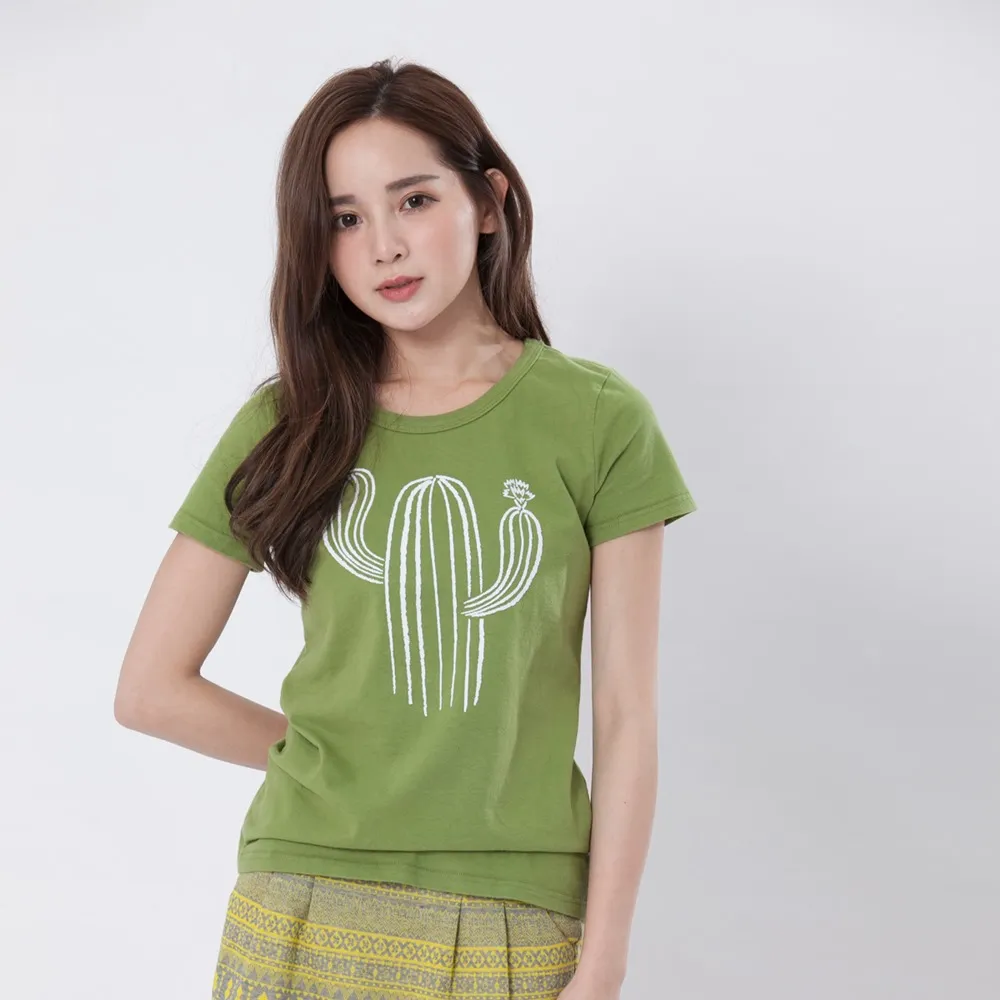 【so that’s me 好我】送你一朵花短袖蜜桃棉女Tee(合身版型蜜桃棉舒適手感)