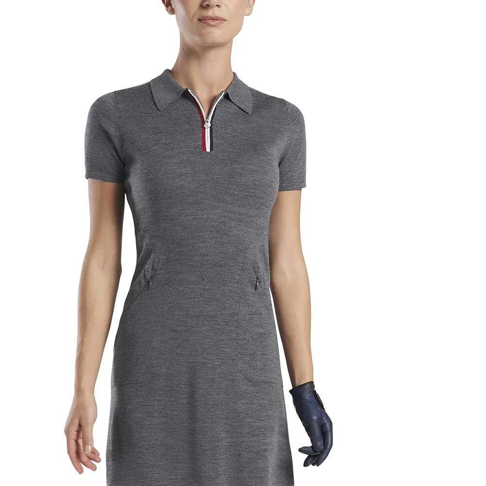 【G/FORE】GFORE 羊毛高爾夫連身洋裝 SWEATER DRESS(G4LF20D07-HGR)
