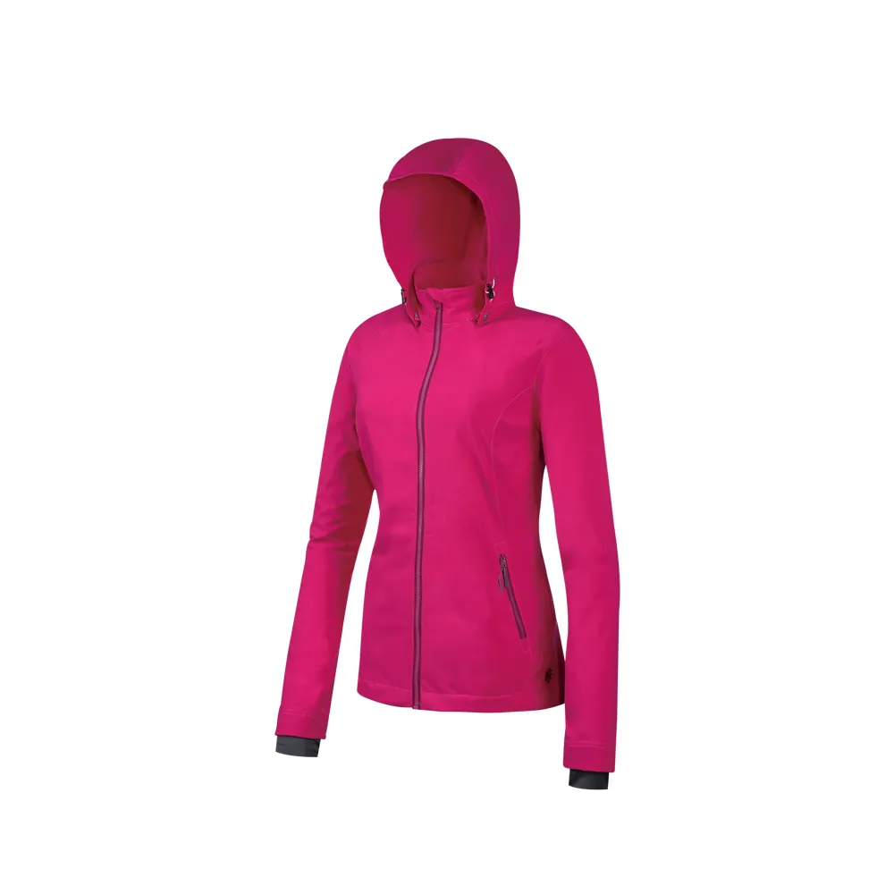 【Mountneer 山林】女輕量防風SOFT SHELL外套-深桃紅-M12J02-34(女裝/連帽外套/機車外套/休閒外套)