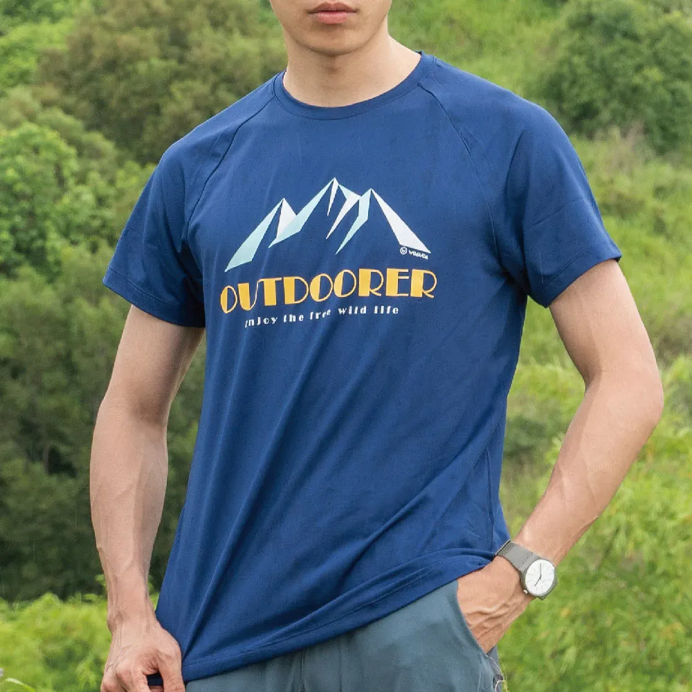 【WOAWOA】UPF50+涼感循環極風衣-男女款│山岳線條款(登山衣 排汗衣 涼感衣 冰峰衣 防曬 登峰衣 10452421)