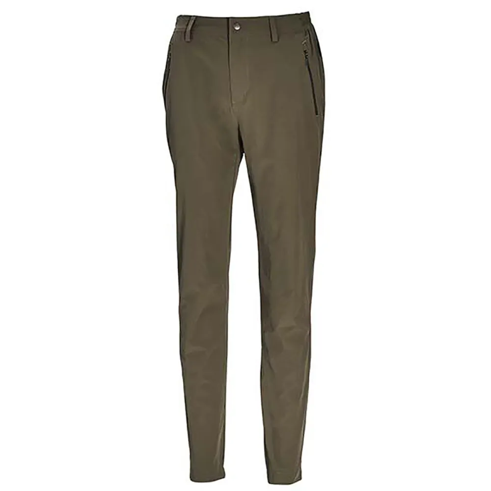 【Wildland 荒野】女 彈性CORDURA抗UV長褲-深卡其 0A71309-63(抗UV/四面彈性/輕薄透氣/吸濕快乾/休閒褲)