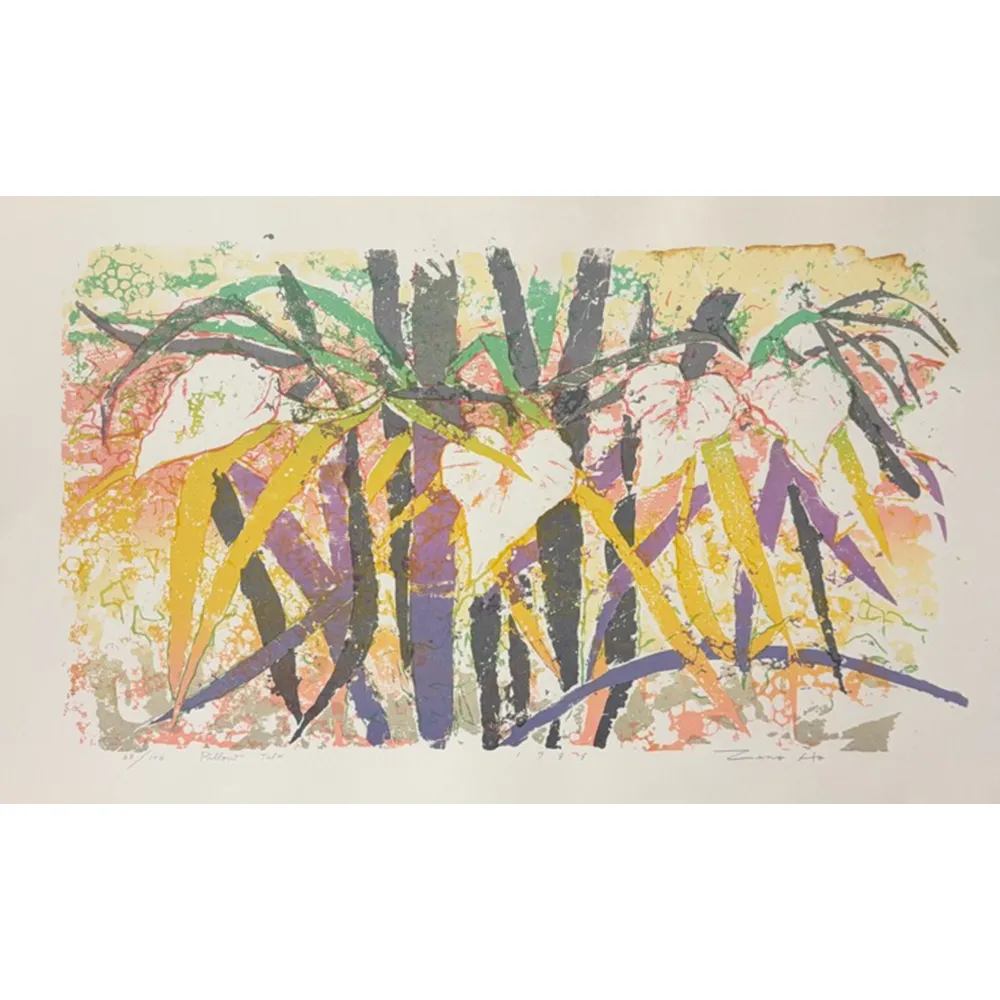 【TOP ART LIVING】何季諾藝術典藏—親筆簽名限量發行絹印版畫(Pillow Talk)