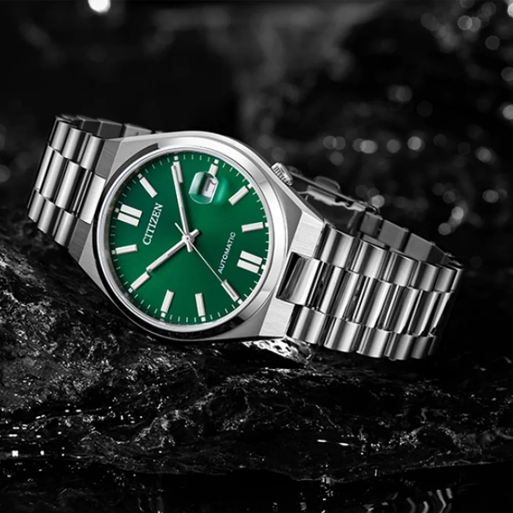 【CITIZEN 星辰】極黑時尚光動能計時腕錶/黑面41mm(CA0615-59E)