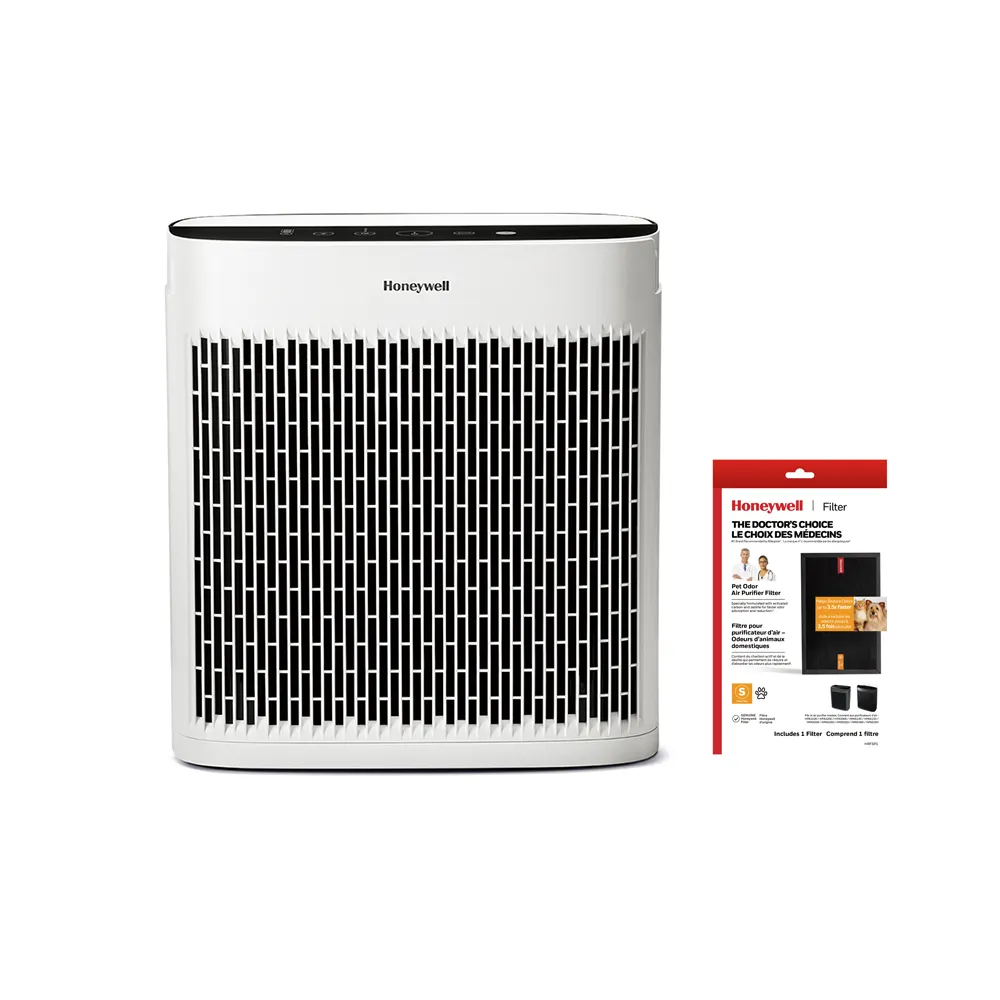 【美國Honeywell★強效淨味濾網組】淨味空氣清淨機HPA5350WTWV1(適用14-28坪｜小淨★寵物 幼兒 友善)