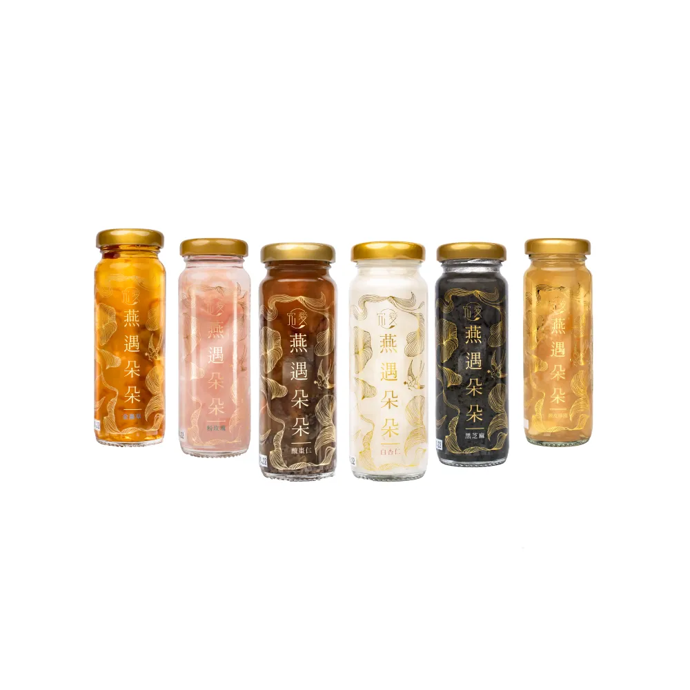 【究愛燕窩】燕遇朵朵燕窩飲6入輕提盒2盒130mlx12瓶(燕窩禮盒/養生美顏/產前產後保養)(中秋節禮盒)