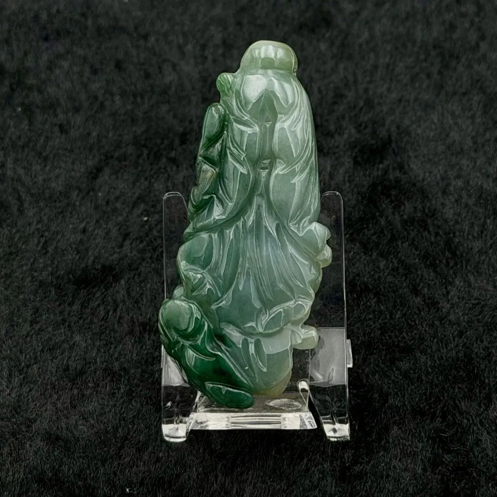 【藏古祥館】翡翠 白菜 SCC46  (宗教開運  翡翠)