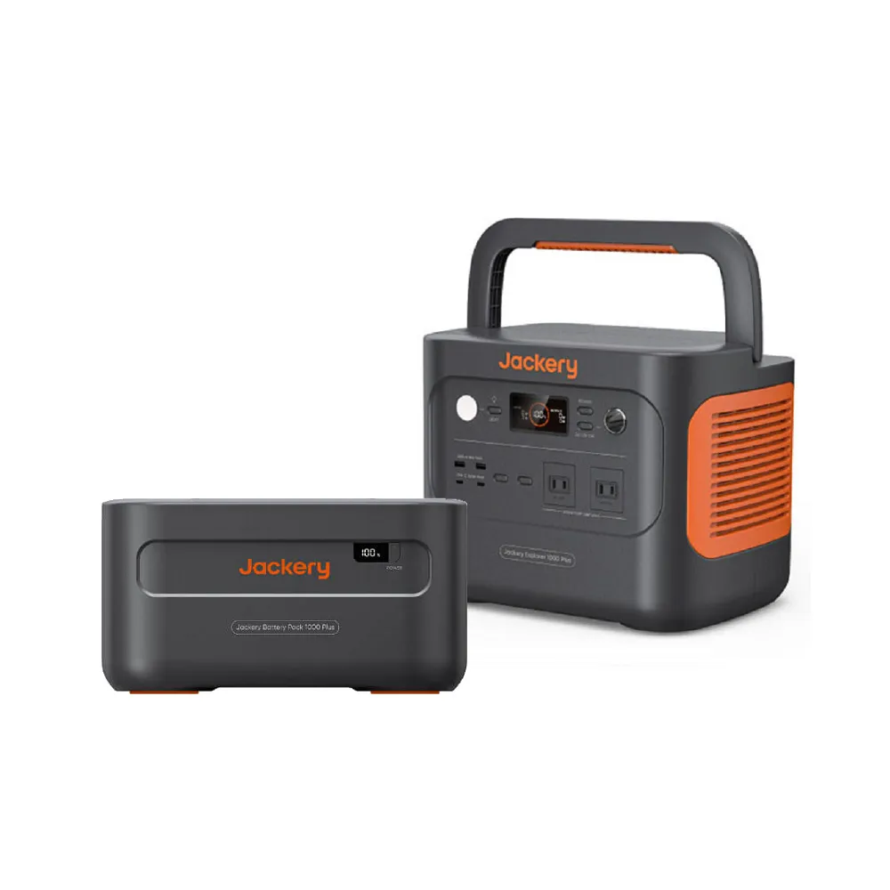 【Jackery】1000 Plus 2529Wh不斷電儲能戶外電源續航組(先創公司貨)