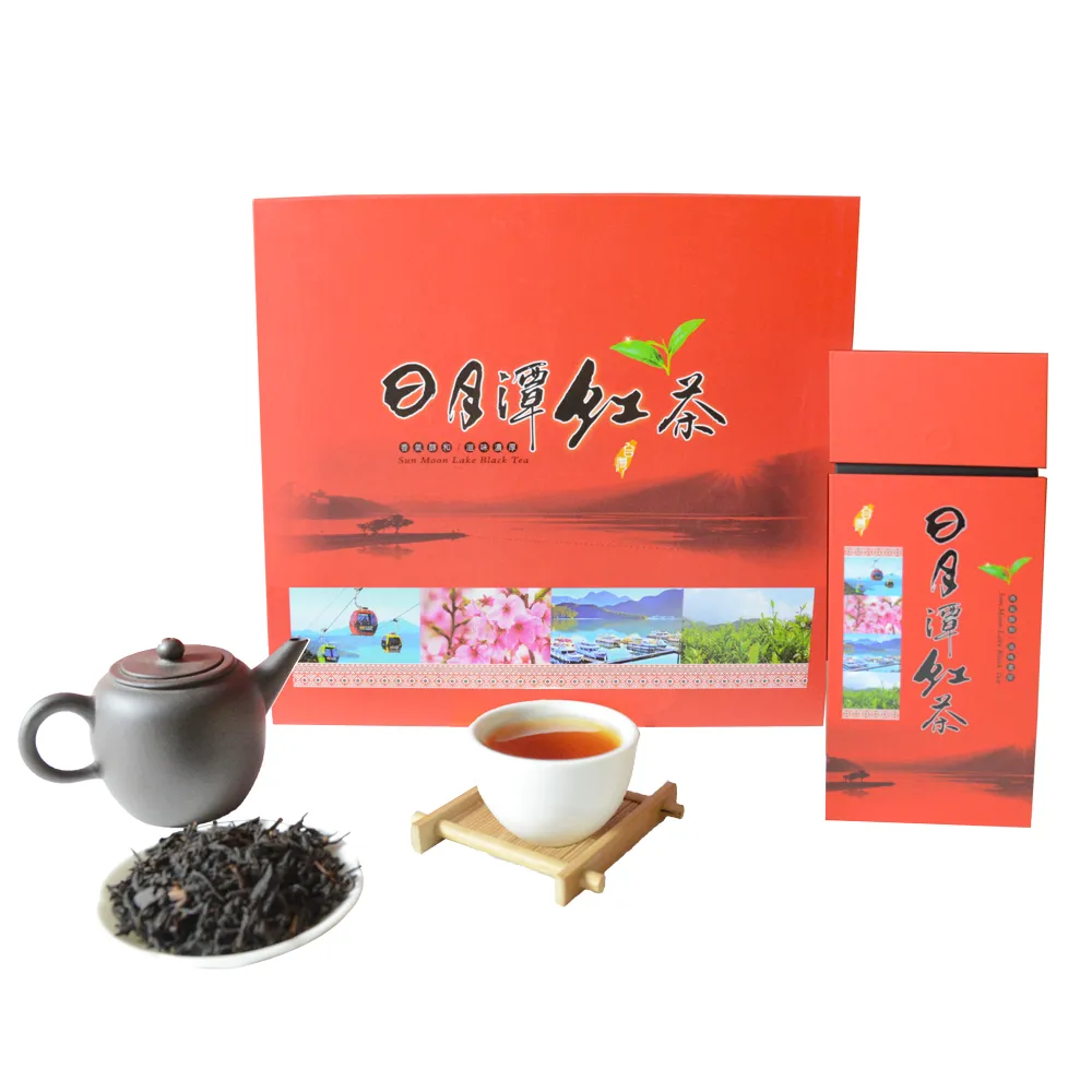 【xiao de tea 茶曉得】日月潭紅玉紅茶禮盒75gx2包x1盒(0.25斤;附提袋;國慶送禮/年節送禮/茶葉/禮盒)