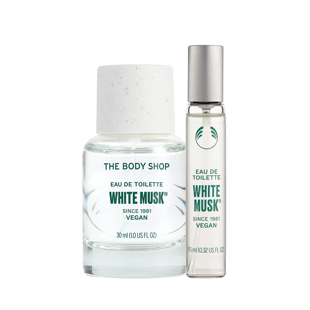 【THE BODY SHOP 美體小舖】白麝香魅力加氛組(EDT香水30ML+9.5ML)(雙11限定/雙11獨家)1111campaign