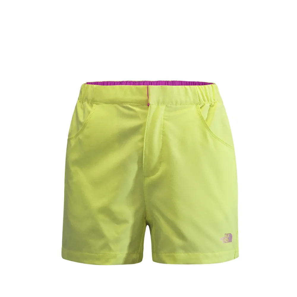 【The North Face】女 SCafe短褲 《哈瑪奇黃》短褲/休閒短褲/ NF00CZR4(悠遊山水)