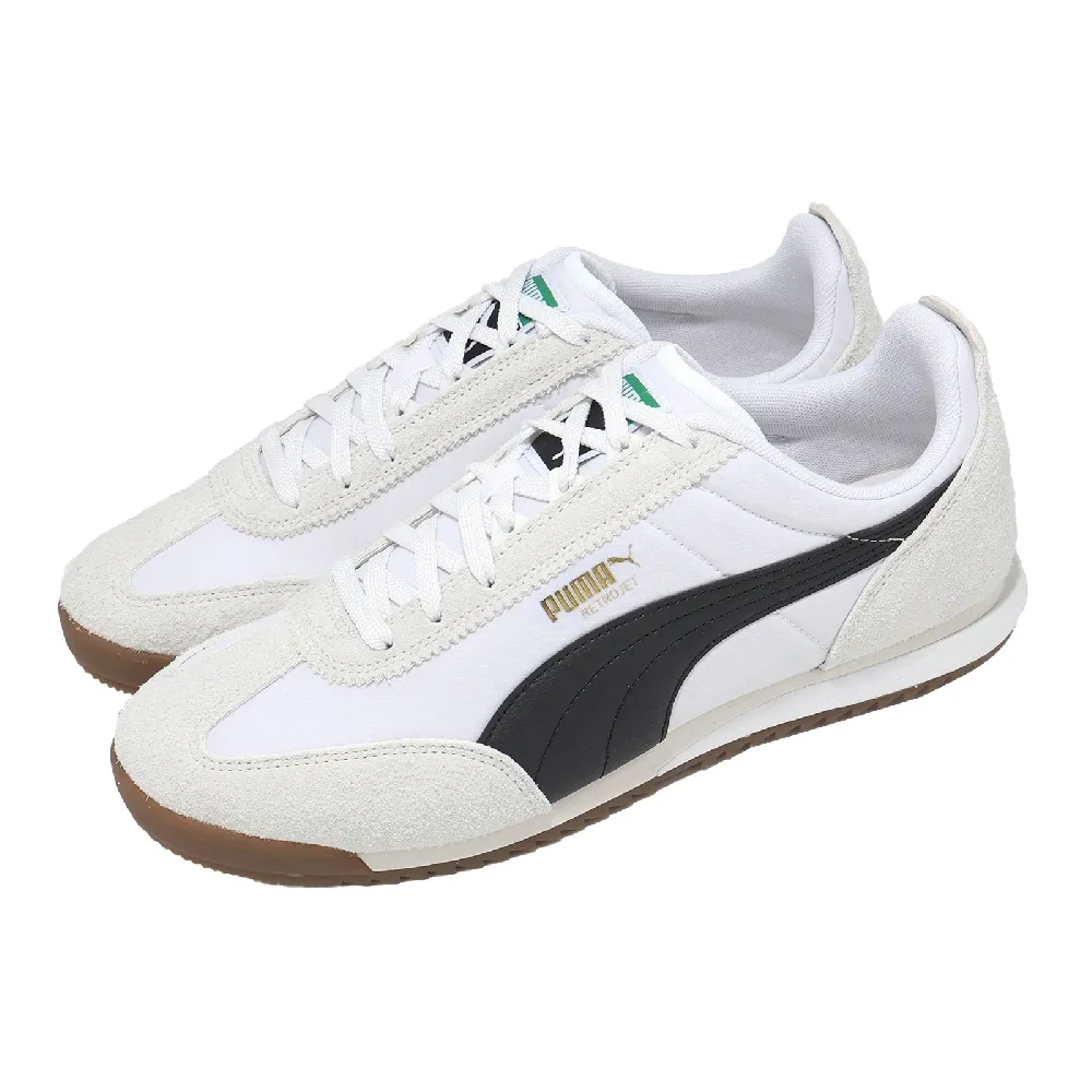 【PUMA】休閒鞋 Retrojet Nylon 男鞋 女鞋 米白 黑 復古 麂皮 尼龍 405120-02