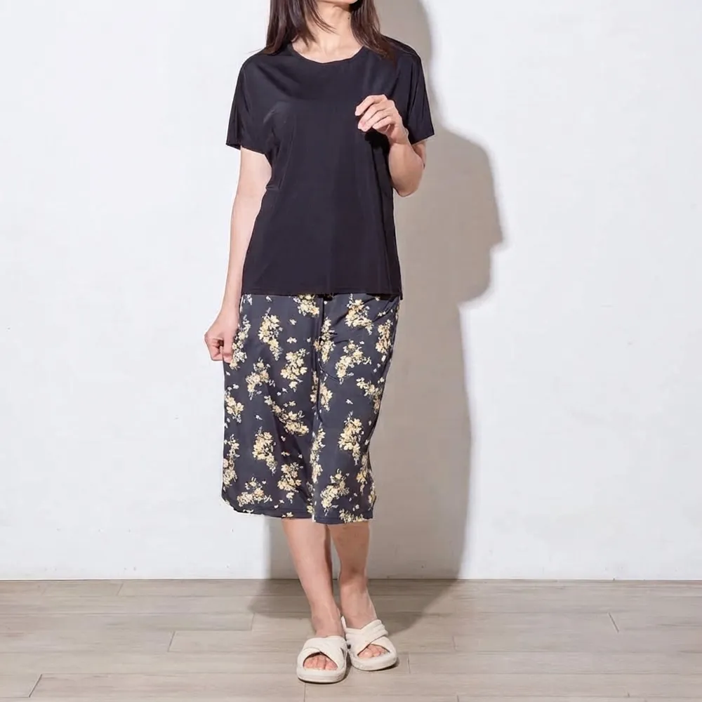 【NITORI 宜得利家居】接觸涼感 女士居家服組 N COOL SP 強冷 NEY BK M