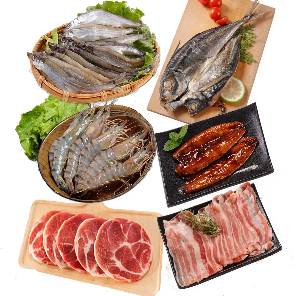 【華得水產】中秋烤肉6件A組(2-4人份)
