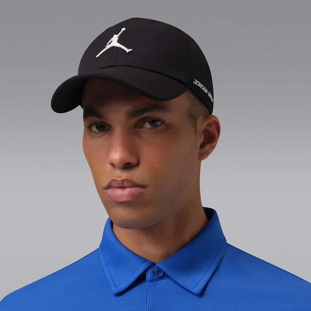 【NIKE GOLF】Jordan Club Dri-FIT 筆挺高爾夫帽 黑色(IM4515-010)