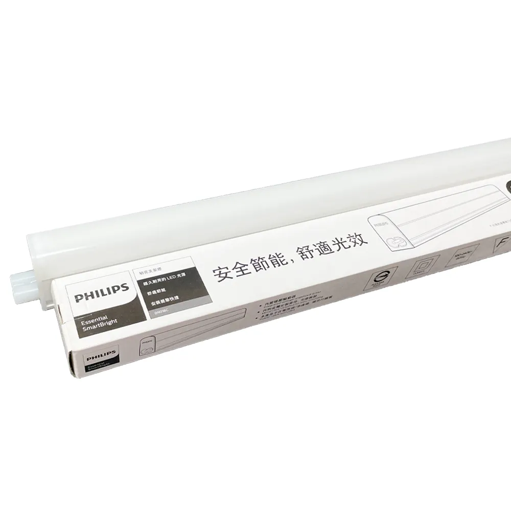 【Philips 飛利浦】12入 易省 BN022C 16W LED 支架燈 白光 黃光 自然光 4尺 全電壓 層板燈