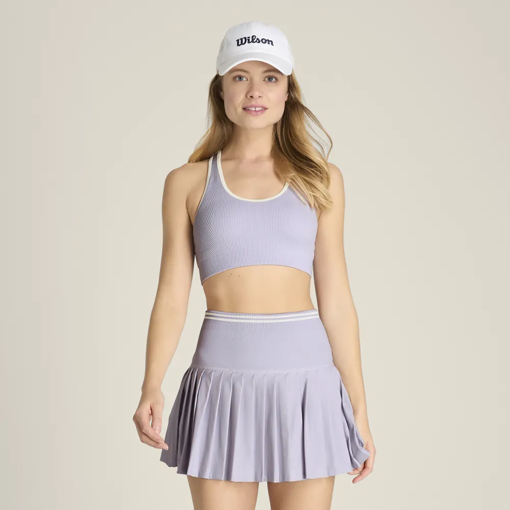 【WILSON】Midtown Tennis Skirt 女款 服飾 半身裙 網球裙 薰衣草紫 WW00160L002001