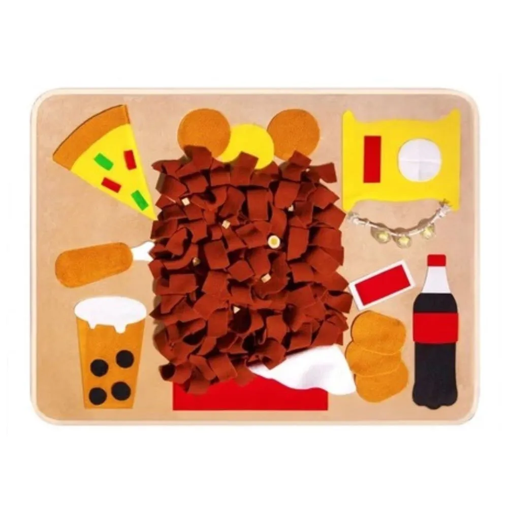 【POOZPET】肥宅快樂餐·嗅聞墊(狗玩具、貓玩具、藏食玩具)