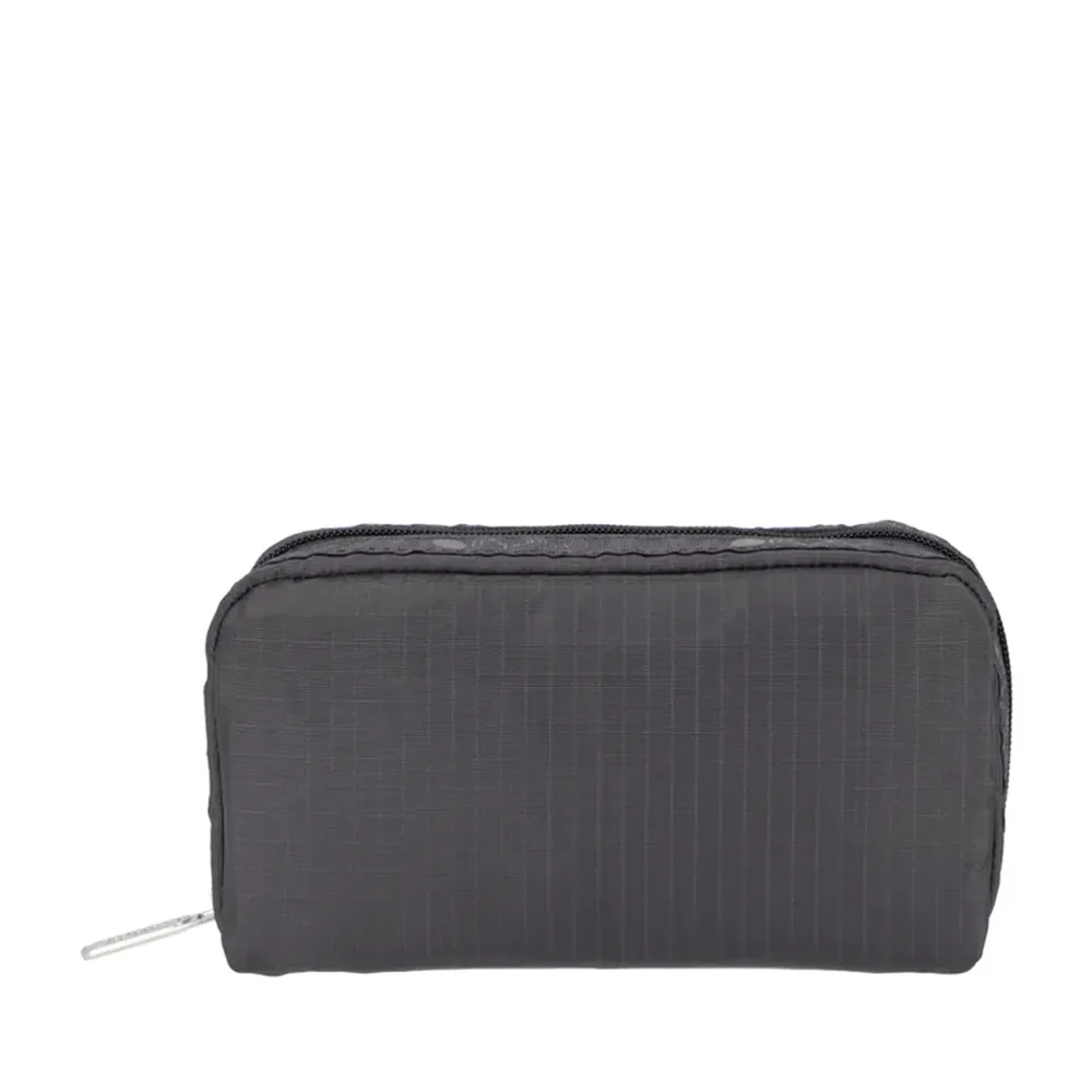 【Lesportsac】Rectangular Cosmetic 長形化妝包 收納包 送禮 禮物 推薦 女包(夜幕灰)