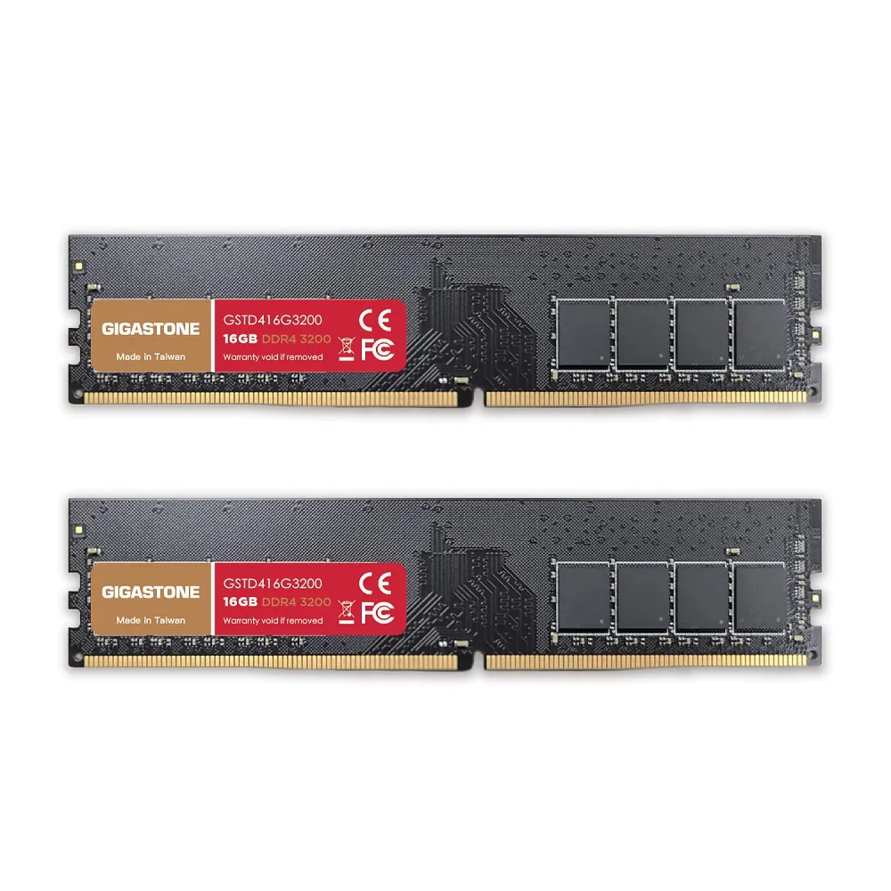 【Gigastone 立達國際】DDR4 3200MHz 32GB 桌上型記憶體 2入組(PC專用/16GBx2)