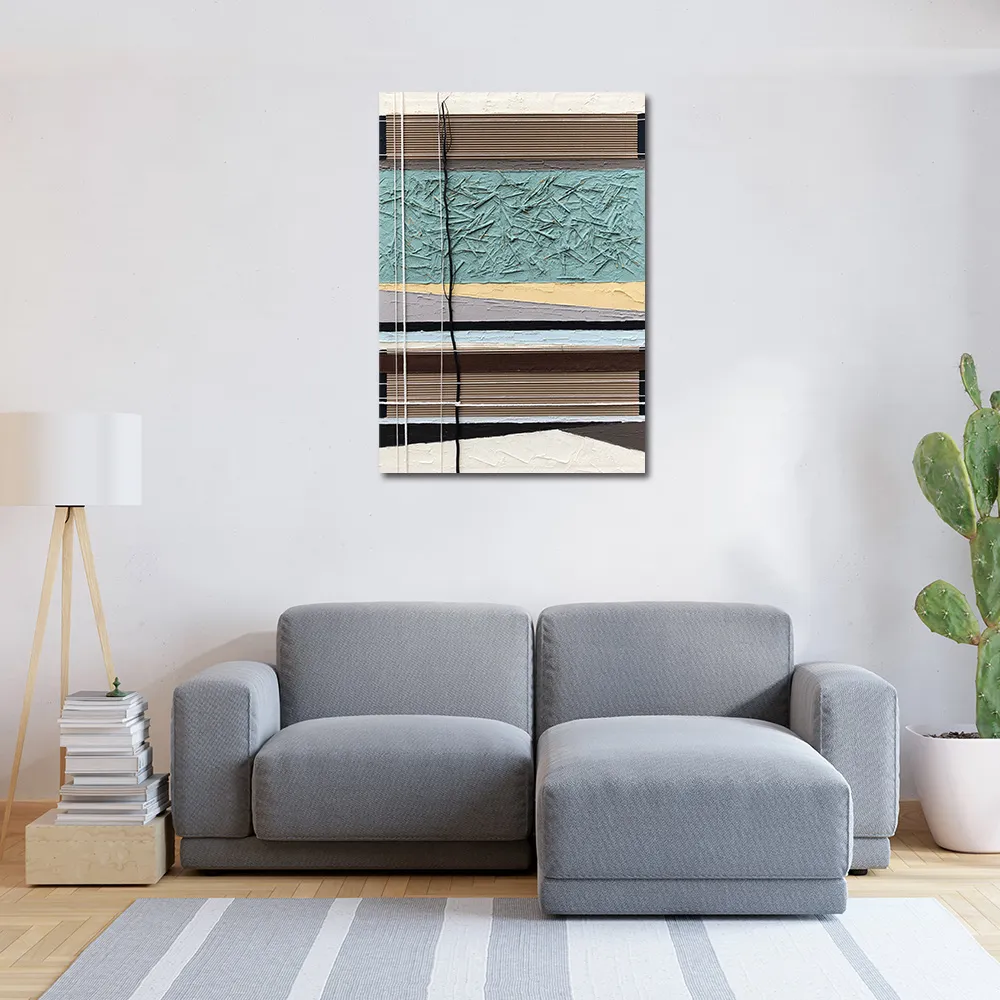 【御畫房】當代國家級展覽畫家 抽象系列手繪油畫70×100cm(DB-016)